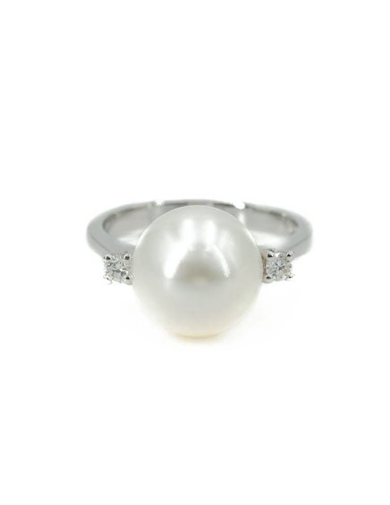 Anillo Giorgio Visconti Mujer in Oro blanco Perla AB13089C - AB13089C